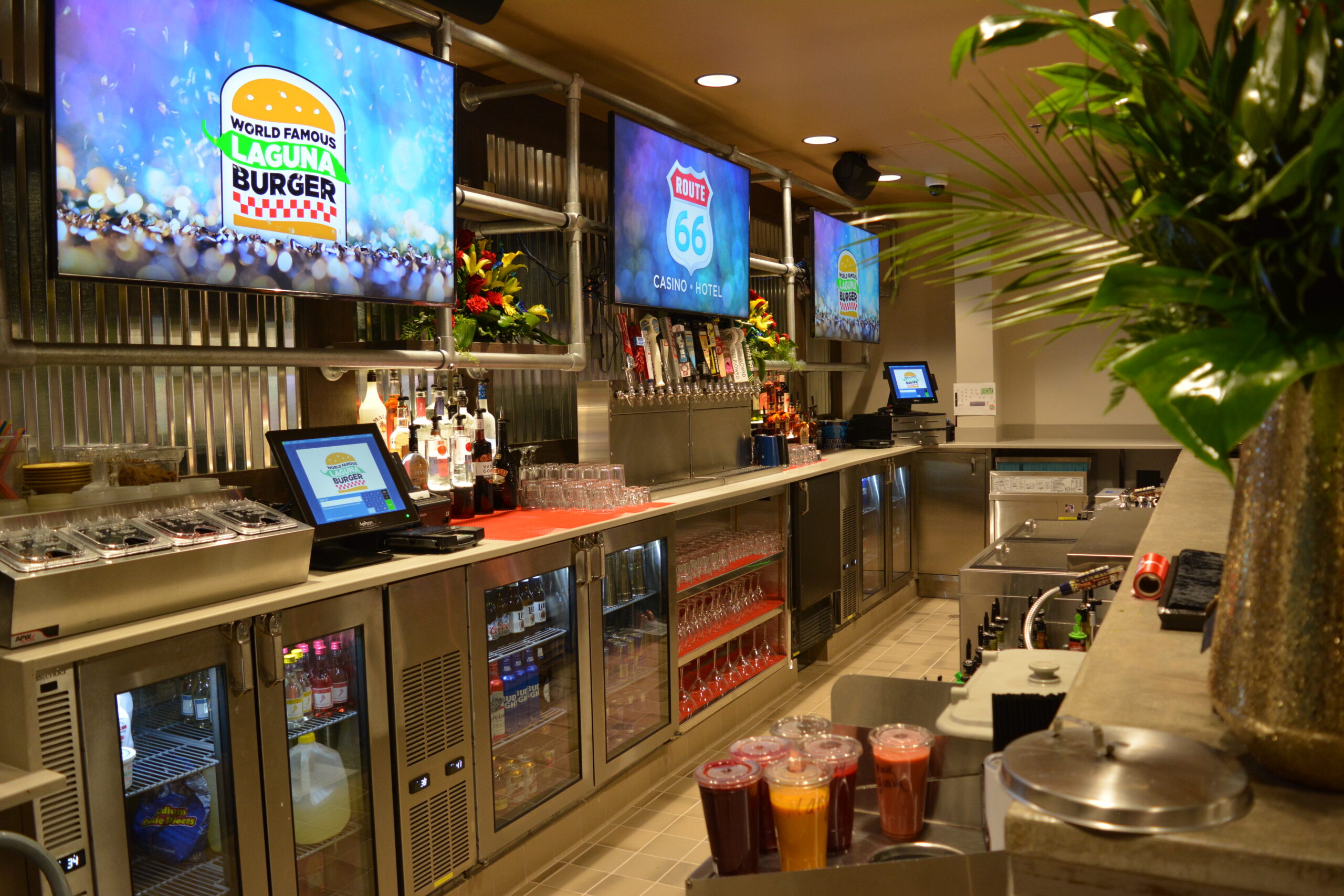 New Laguna Burger Restaurant located inside Route 66 Casino