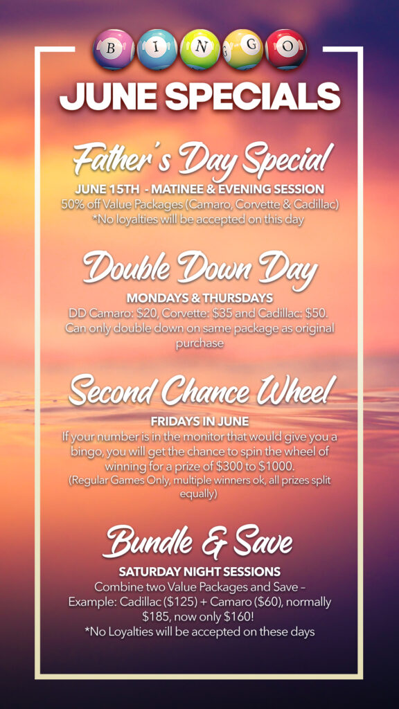 Best June Bingo promotions near me Laguna Grants NM Eposter-(V) April Bingo