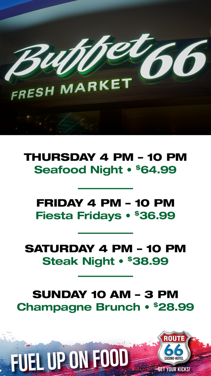 You are invited to a new buffet experience at buffet 66!